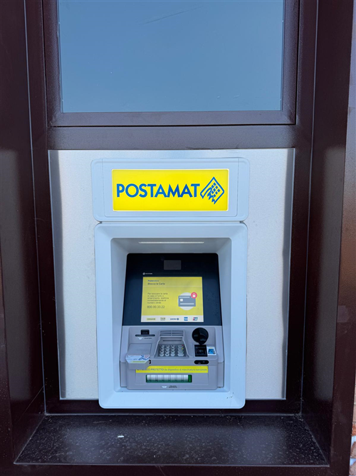 Nuovo sportello bancomat di Poste Italiane
